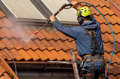 Démoussage et hydrofuge de toiture à Verchaix